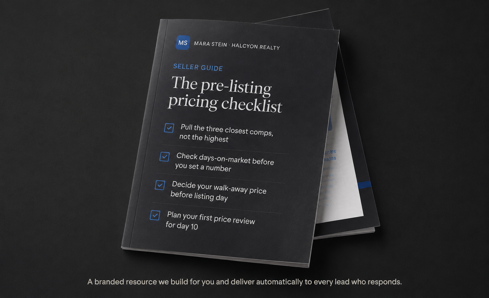 Branded seller guide lead magnet